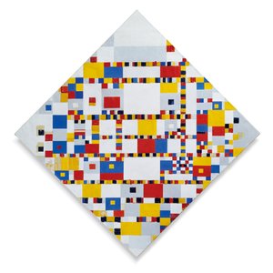 Victory Boogie Woogie door Piet Mondrian